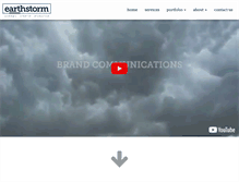 Tablet Screenshot of earthstormmedia.com